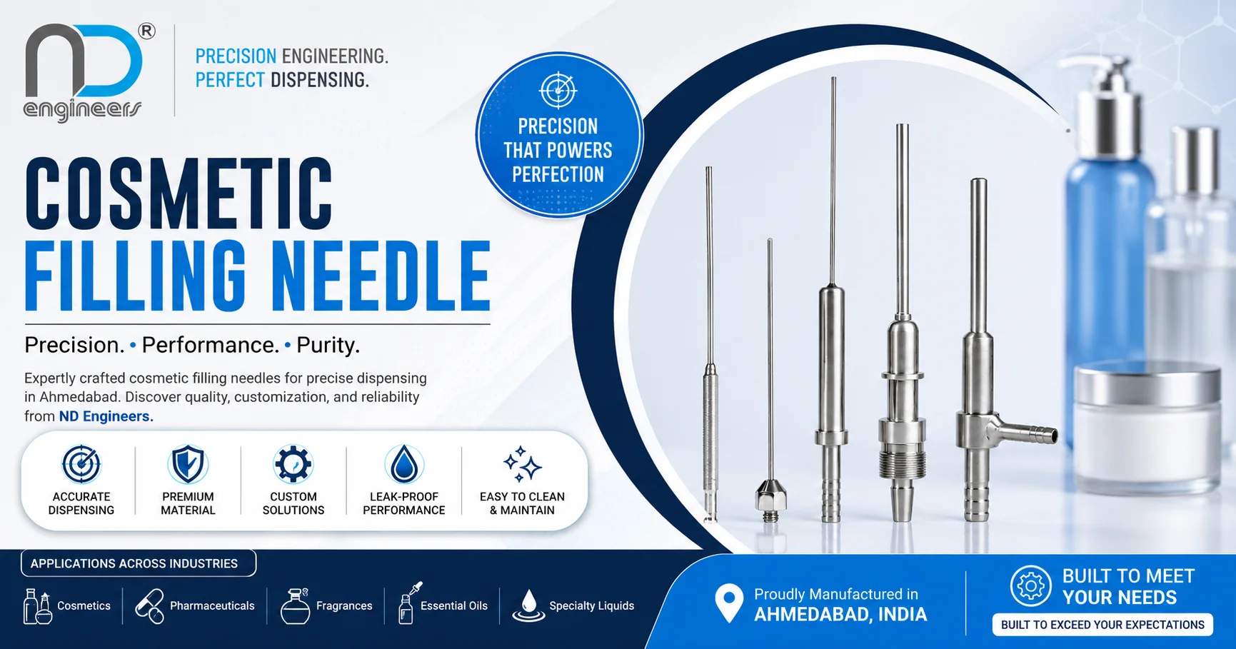 Cosmetic filling needle
