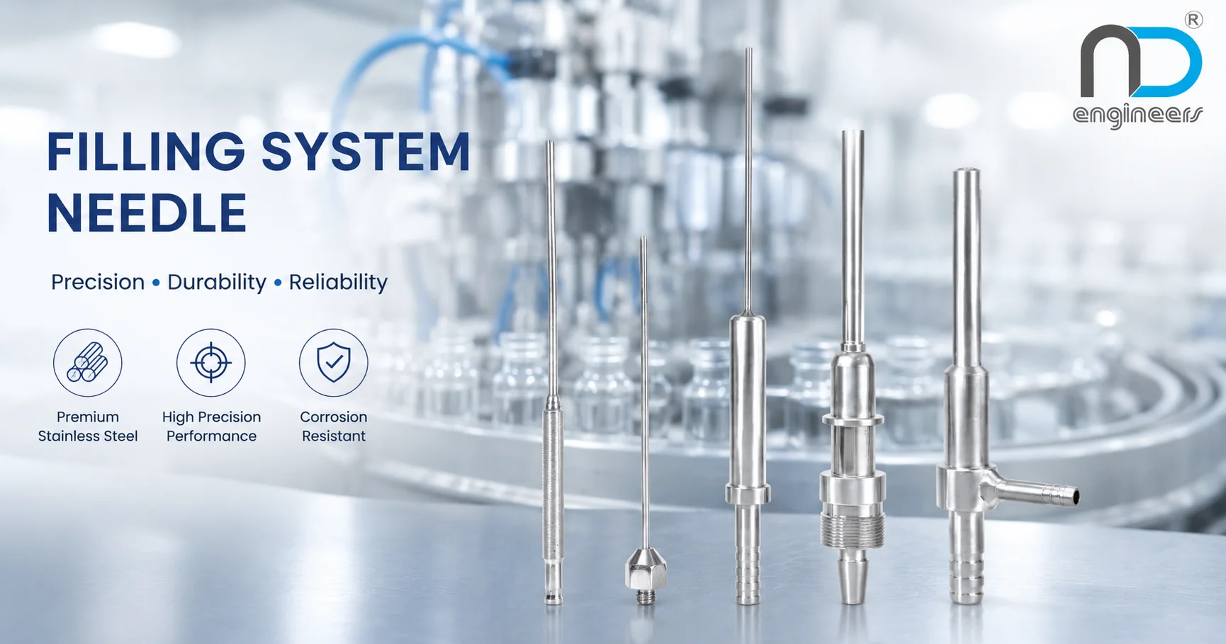 Filling system needle