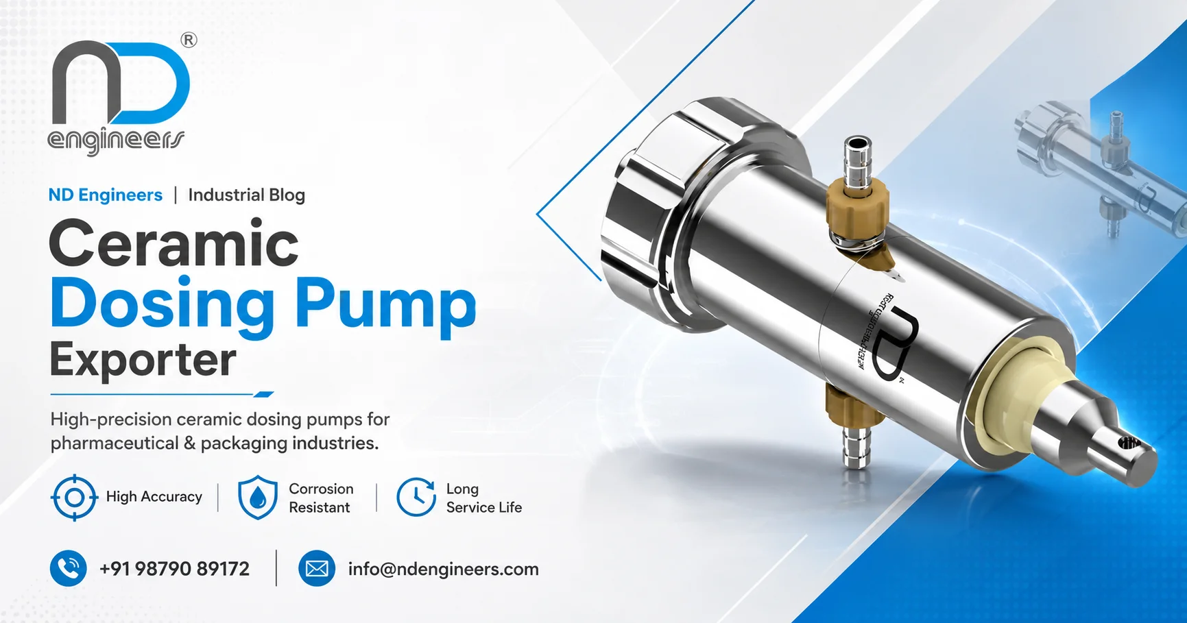 ceramic dosing pump exporter