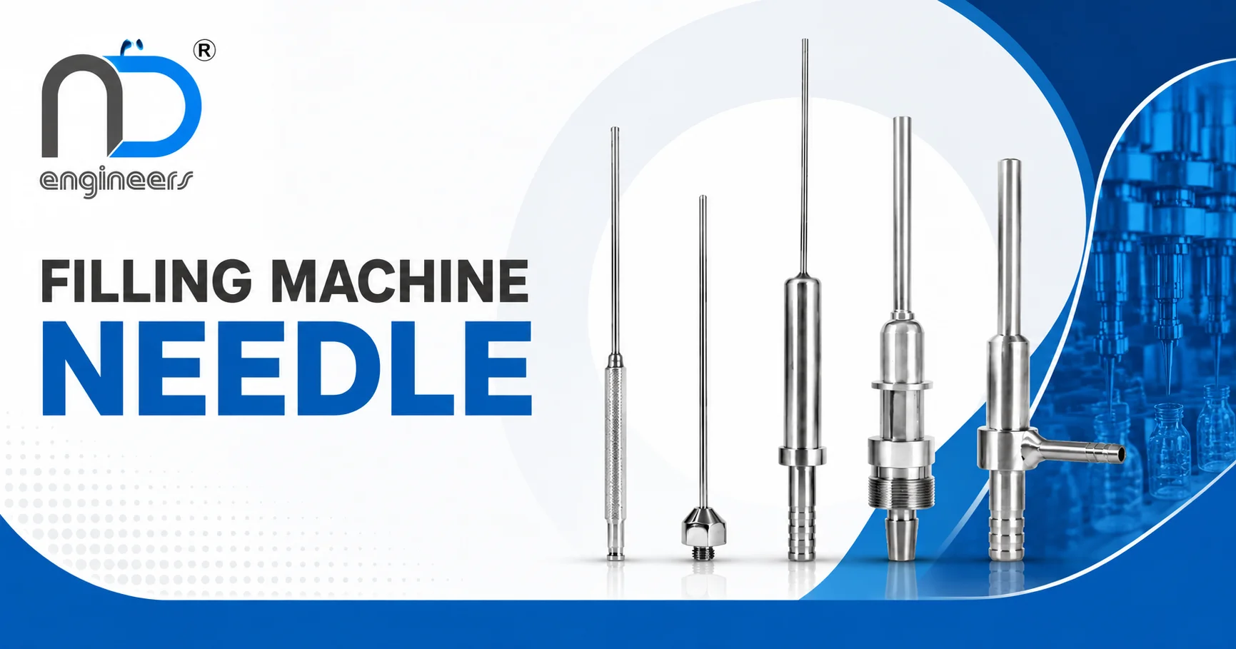 Filling machine needle