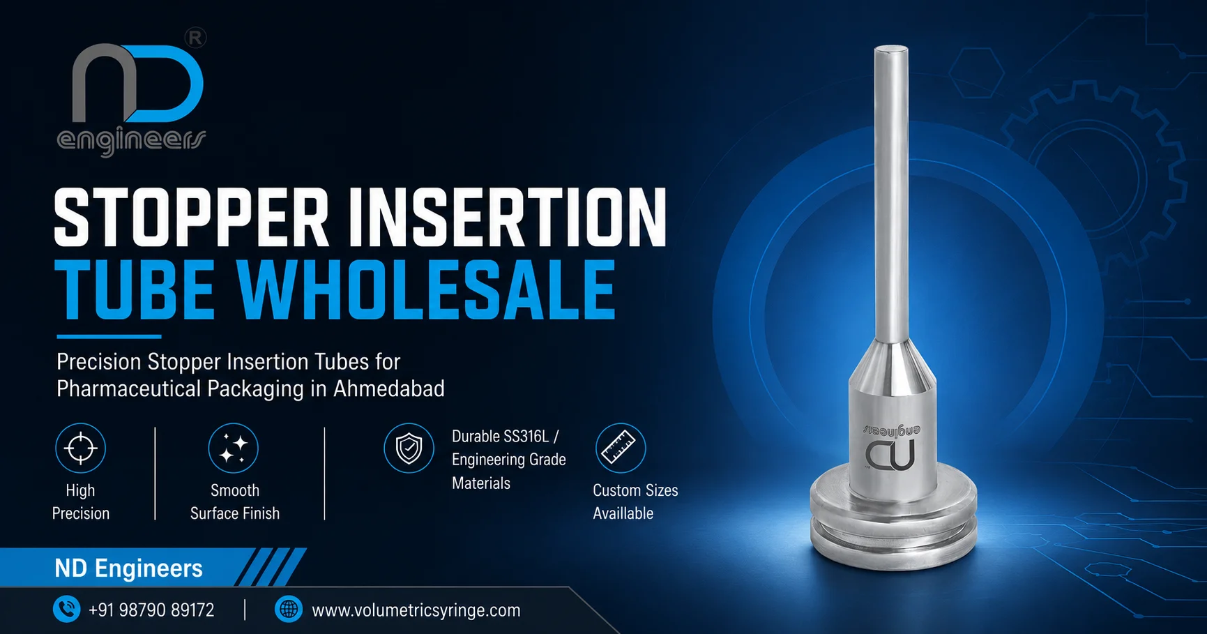 stopper insertion tube wholesale