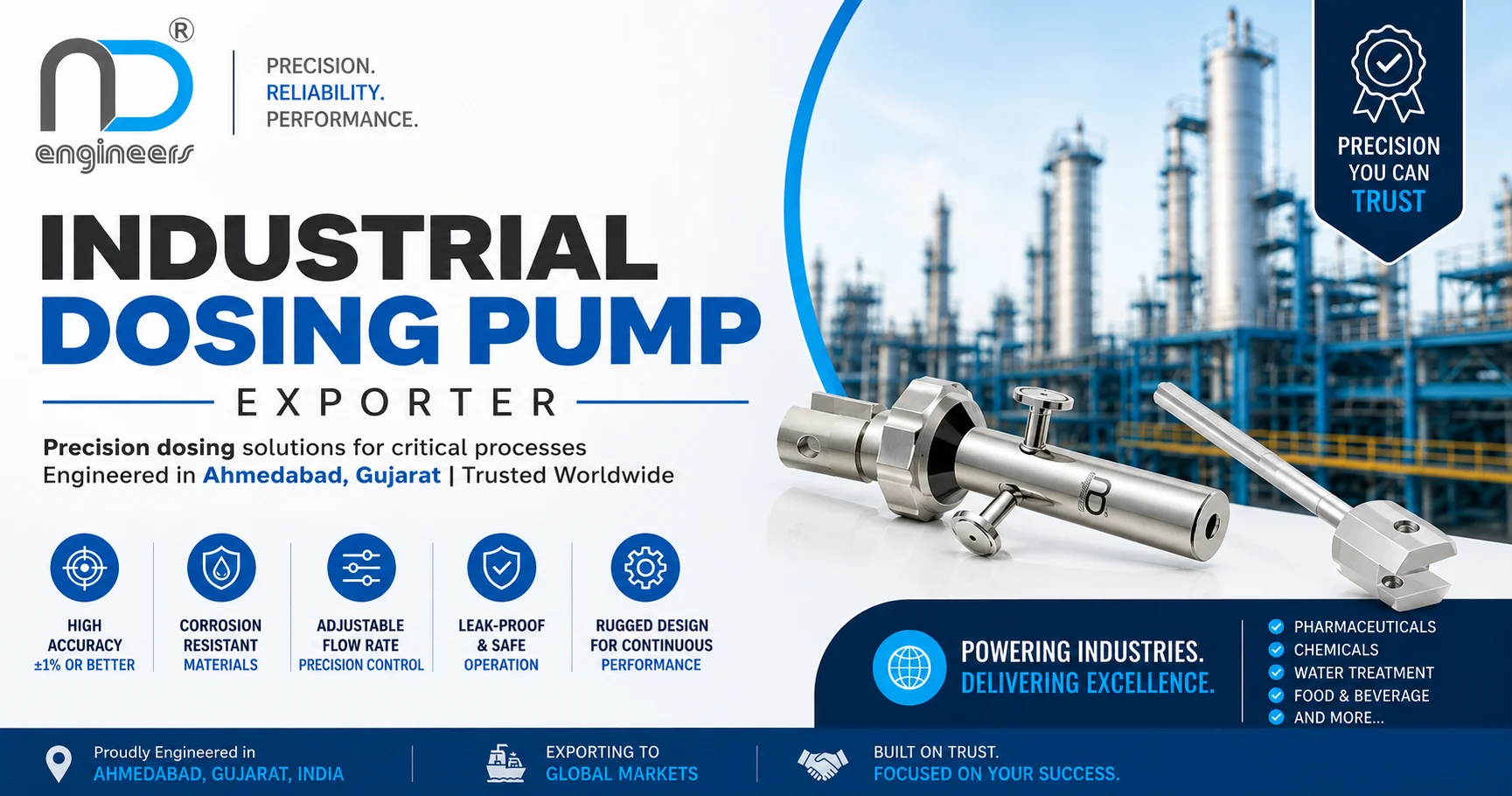 Industrial Dosing Pump Exporter