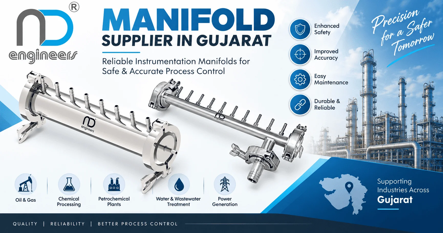 manifold supplier in Gujarat