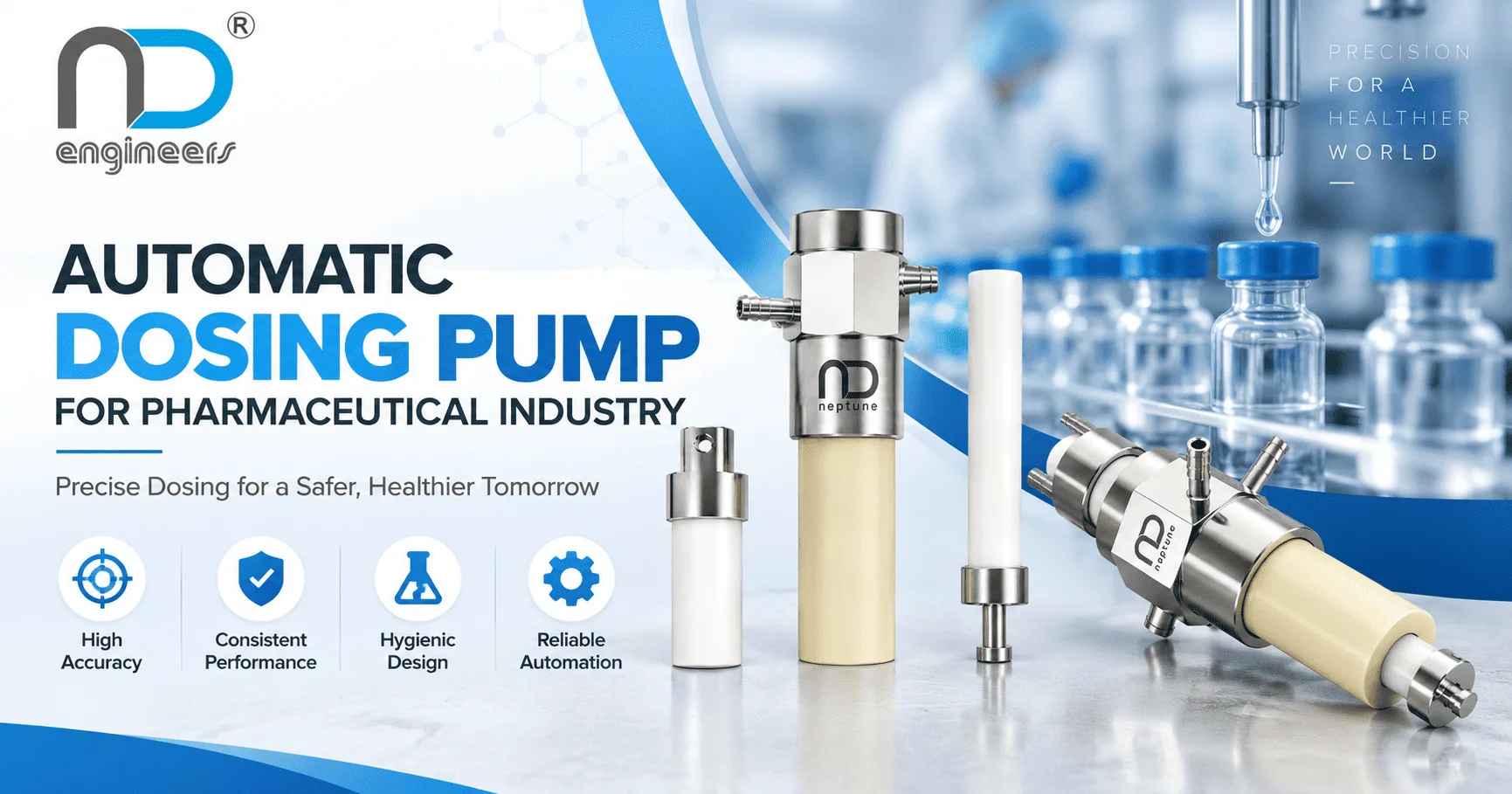 Automatic Dosing Pump for Pharmaceutical Industry